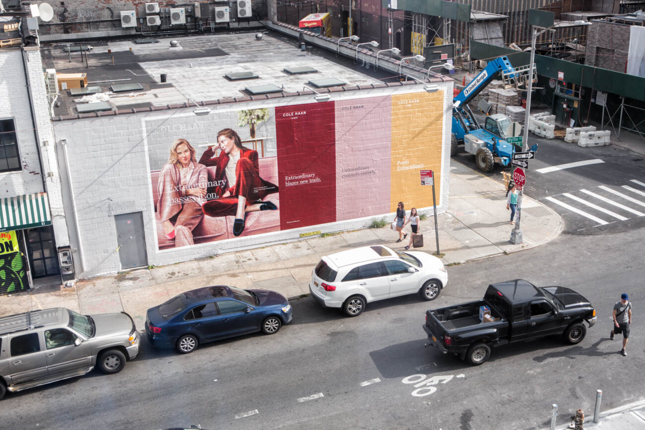 OOH - Colossal murals in Brooklyn