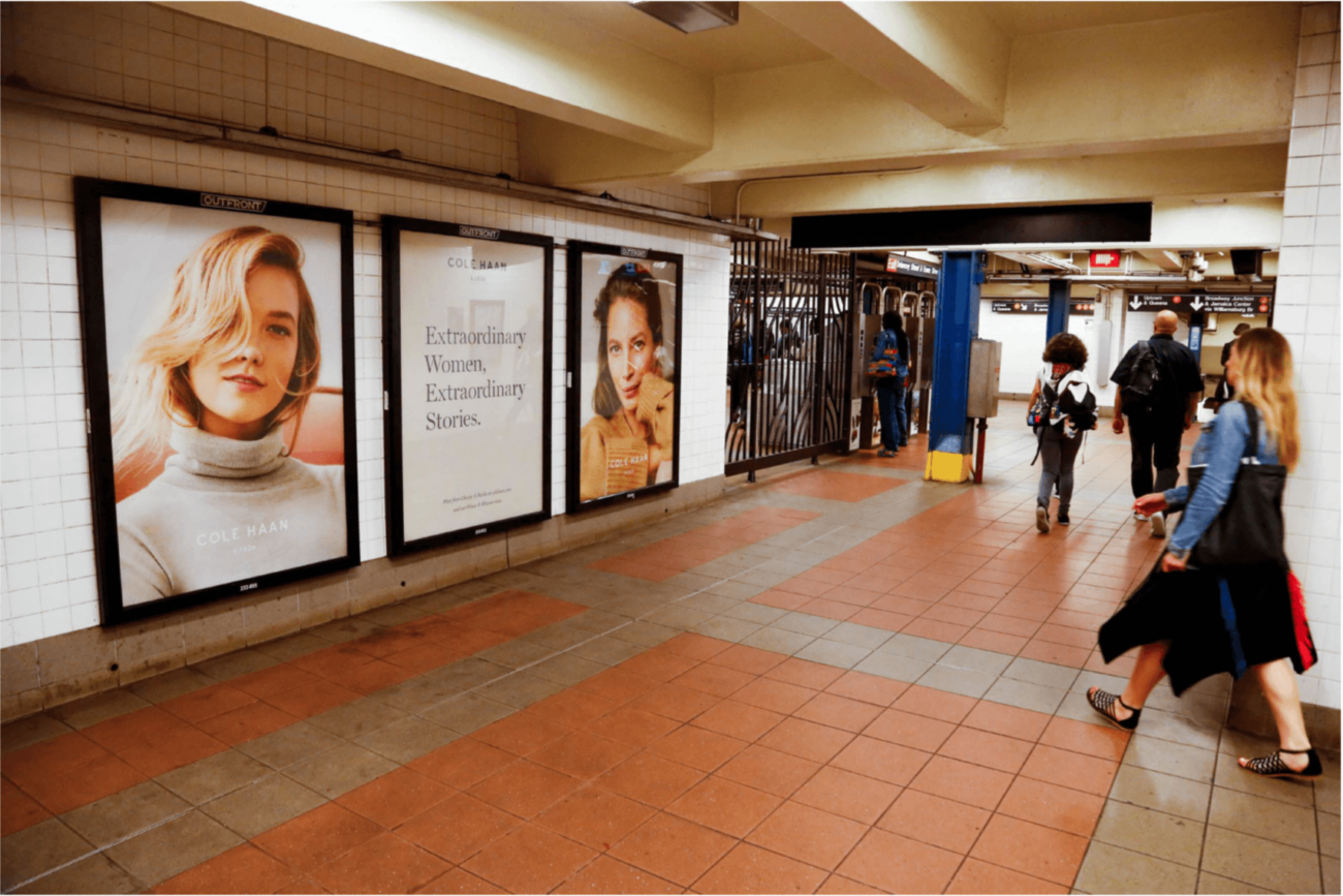 OOH - Outfront subway ads NYC